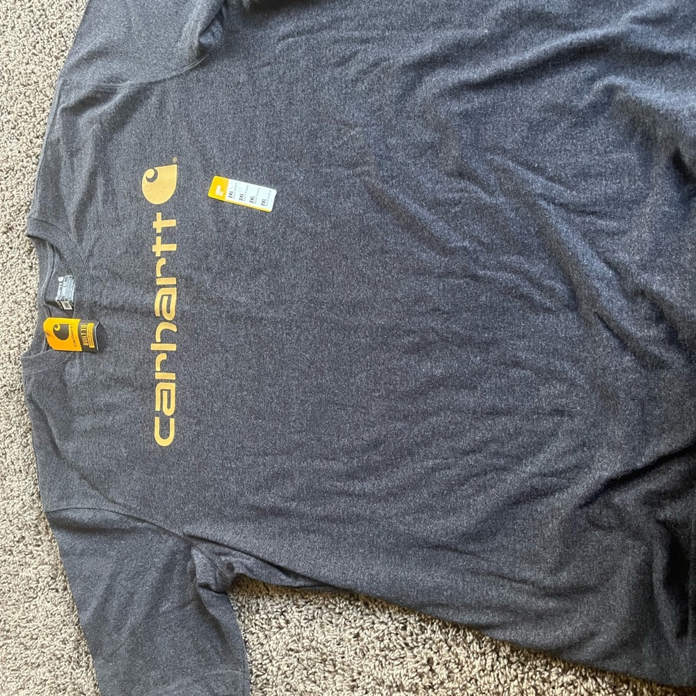 NWT Carhartt Men's Charcoal Gray Short Sleeve Tee